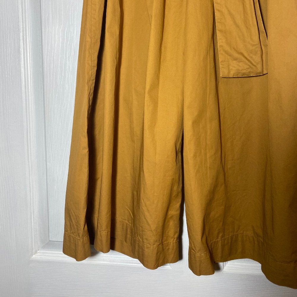 Zara Belted Poplin Trousers Caramel - Picture 5 of 5
